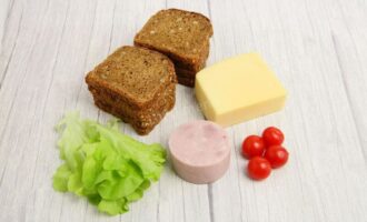 необходимые продукты для канапе