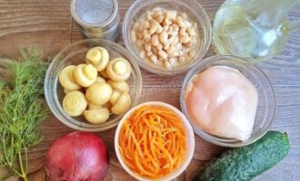 необходимые продукты по списку в рецепте