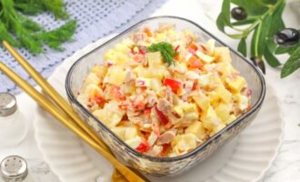 рецепт салата барский с курицей