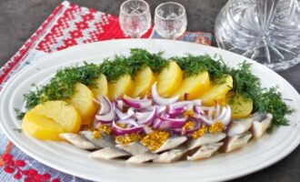рецепт селедки по-русски с картошкой